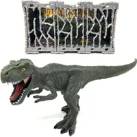 Spielzeug Dinosaurier TRex T-Rex Indominus Dino Käfig Jurassic Raptor Figur Kind