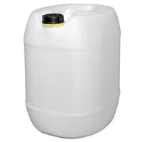 plasteo® 3 Liter Wasser und Getränke Kanister Neu mit Sicherheitsverschluss  + 1 AFT Hahn (DIN 45) | Lebensmittelecht | Tragbar Stapelbar und Stabil 