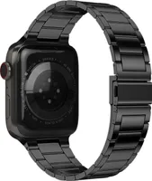 Apple Watch 41mm / 40mm / 38mm Edelstahl Armband – Schwarz