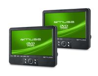 muse M-995CVB Auto-DVD 2x DVD 2x 9'Display Kopfstützen Monitor Player TFT LCD