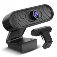 USB Webcam mit Mikrofon und Befestigungsclip Full HD 1080P Computer Kamera PC Home-Office 30fps 1,7m Kabel