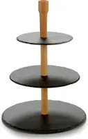 Dreistufige Etagere aus Schiefer MONOLIT, 40 cm