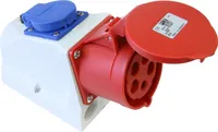 PCE 16A zásuvka CEE COMBO so zásuvkou Schuko IP44 5-pin 9215