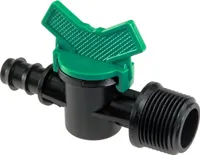 Absperrhahn für Tropfbewässerung 3/4"