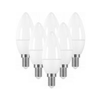 LEXMAN - 6er-Set LED-Kerzenlampen - 6 x Glühbirnen E14 - Kerzenform - Ø35 mm - E14 - 470 Lm - 4,2 W entsprechend 40 W - 4000K - Neutralweiß