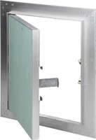 ECD Germany Revisionsklappe Revisionstür GK-Einlage 200x250 mm, Gipskarton 12,5mm, Alu Rahmen