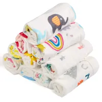 Musselin Waschlappen Baby Handtücher Wäsche Handtücher natürliche Baumwolle Baby weiche neugeborenes Baby Handtuch und Musselin Waschlappen für empfindliche Haut 10 Stück