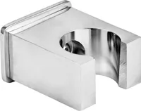 Stilform Brausehalter massiv Chrom oder Schwarz Matt, Farbe:Chrom