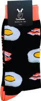 TwoSocks lustige Socken - Egg&Bacon Socken, Motivsocken für Damen & Herren  Baumwolle Einheitsgröße