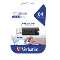 Verbatim Store n Go         64GB Pinstripe USB 3.0 black
