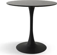 Jedálenský stôl Milton & Oldbrook Ø 80 cm Praha čierny