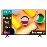 Hisense 50A6BG 127cm (50 Zoll) Fernseher (4K Ultra HD, HDR, Triple Tuner DVB-C/S/ S2/ T/ T2, Smart-TV, Frameless, Bluetooth, Alexa