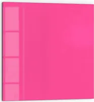 DEQORI Küchenrückwand Glas 60x60 cm 'Rosa' Spritzschutz Bad Rückwand Küche