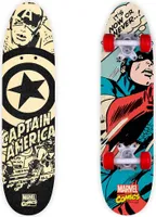 Marvel Wooden Captain America 24´´ Skateboard Mehrfarbig  Mehrfarbig One Size