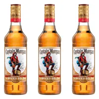 Captain Morgan Original Spiced Gold, 3er, Rum-Basis, Alkohol, Alkoholgetränk, Flasche, 35 %, 500 ml, 735454