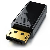 CSL - DisplayPort auf HDMI Adapter - DP 1.2 4K Ultra HD 4K x 2K bei 30Hz - Full HD 1080p - 32 Bit True Color - 3D - HDCP - ideal für PC und MAC Notebook Grafikkarten - vergoldete Kontakte