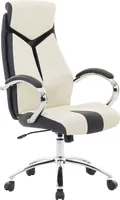 BELIANI Kancelářská židle béžová, výškově nastavitelná a otočná. Moderní design