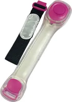 LED-Leuchtarmband, gut sichtbar, für Outdoor-Sport, blinkendes leuchtendes Sicherheitsband, verstellbar, für Nachtwanderungen, Laufen, Reiten, leuchtender Armgurt