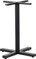 Tischgestell aus Metall SH-3046-1, für Büro, Hotel, Restaurant, Maße 58x58x72,5 cm, Schwarz