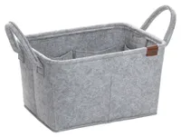 Klappbox 45 Liter schwarz grau - 53 x 39 cm - Universal Faltbox mit  Tragegriffen - klappbarer Einkaufs Wäsche