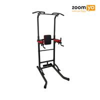 Zoomyo 7v1 Power Tower Pokročilá tréninková stanice, pro přítahy, sedy-lehy, kliky, dipy, trénink celého těla