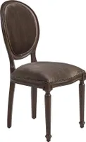 Designová klasická jídelní židle židle sedák čalouněný sedák dřevo