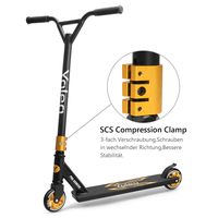 YOLEO Stunt Scooter Freestyle Tretroller Pro Scooter Kickscooter Roller für Kinder und Erwachsene ABEC 7 100mm Rollen Aluminium Radnabe Tragfähigkeit 100 kg YOLEO Stunt Scooter Freestyle Tretroller Pro Scooter Kickscooter Roller für Kinder und Erwachsene ABEC 7 100mm Rollen Aluminium Radnabe Tragfähigkeit 100 kg