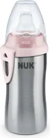 NUK Trinkflasche Active Cup 215ml Girl Edelstahl Trinkhülle