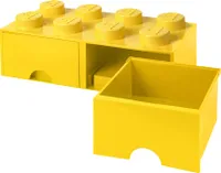 LEGO Schubladenbox STORAGE BRICK DRAWER 8 2 Schübe gelb