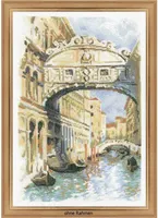 Riolis Kreuzstich-Set "Venedig: Seufzerbrücke", Zählmuster
