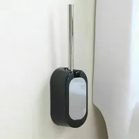 Wandmontage Edelstahl Toilettenbürste Klobürstenhalter Wc Garnitur Set Halter Schwarz