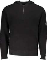 ČIERNY PULLOVER PRE MUŽOV BY CALVIN KLEIN : Farba - čierna, Veľkosť - M Veľkosť: M Farba: čierna