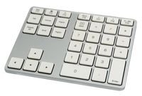 Numpad Bluetooth 3 2.4 GHz Ziffernblock Tastatur mit Akku USB in Weiß
