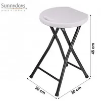 Sunnydays Klapp-Hocker Klappstuhl Klapphocker Stuhl 30 x 30 x 45 (H) cm 223208