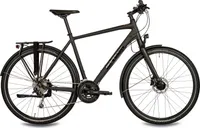 Airtracks Herren City XXL Fahrrad 28 Zoll Trekking Fahrrad TR.2880 27 x Gang Shimano DEORE RD-M592 SGS Schwarz(52cm (Körpergröße 165-175cm))