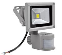Greenmigo 10W LED Fluter Flutlicht Außen Strahler Kaltweiß mit PIR Bewegungsmelder,AC 85-265V