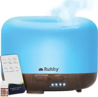 Ruhhy Aroma Diffusor - LED Luftbefeuchter mit Fernbedienung N23511