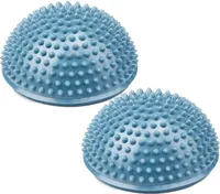 Balanční podložka Umbro - 2 kusy - ⌀ 16 x 8 CM - do 150 kg - míč s ježkem - Balanční podložka - modrá