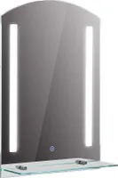Homcom HOMCOM Zrcadlo s osvětlením Koupelnové zrcadlo s LED Koupelnové zrcadlo Zrcadlo na stěnu Zrcadlo 834-057