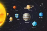 Magnettafel Pinnwand Weltall Planeten Sonnensystem All : 80 x 60 cm