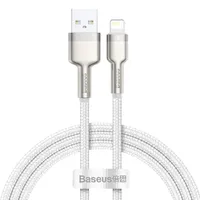 Baseus Cafule Kabel ładujący USB na Lightning, 2,4A - Biały, 1m