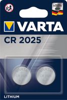 VARTA Lithium Knopfzelle "Professional Electronics" CR2025 2 Knopfzellen