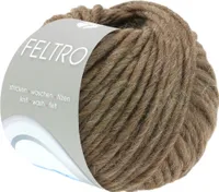 Lana Grossa Feltro 023 Braun meliert 50g