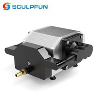 SCULPFUN 30L/Min Air Assist System Vzduchový kompresor s nastavitelnou rychlostí s nízkou hlučností a nízkými vibracemi, pro gravírovací a řezací stroje