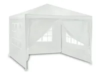 Plonos Gartenpavillon weiß 3x3m 4936
