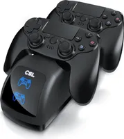 CSL Podwójna stacja ładująca dla 2x gamepadów PS4 - Ładowarka / podstawka pod kontroler PS4