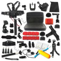 INF Zubehör-Kit für GoPro Actionkameras 50 Teile