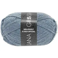 Lana Grossa - Meilenweit 6-fach 150g Unito 9226 hellblau meliert