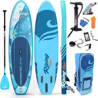SereneLife Stand Up Paddling Board Set, SUP Board Komplettes Zubehör, Stand Up Paddle Board für Kinder & Erwachsene, Surfbrett & Tragetasche