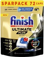 Finish Powerball Ultimate Plus 72ks, Kombinované Čisticí Kapsle pro Myčku - Vše v 1 Síle. Účinné, Šetrné a Bezpečné pro Vaše Nádobí!